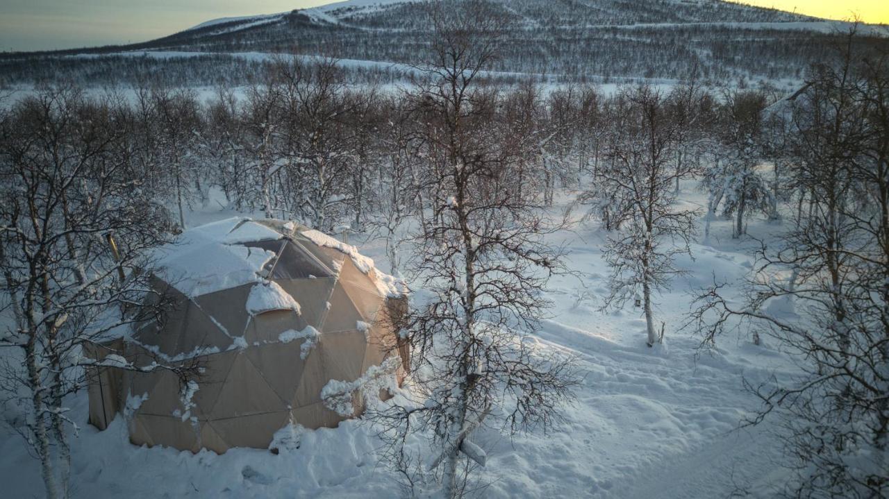 Aurora Dome Hotel Kiruna Bagian luar foto