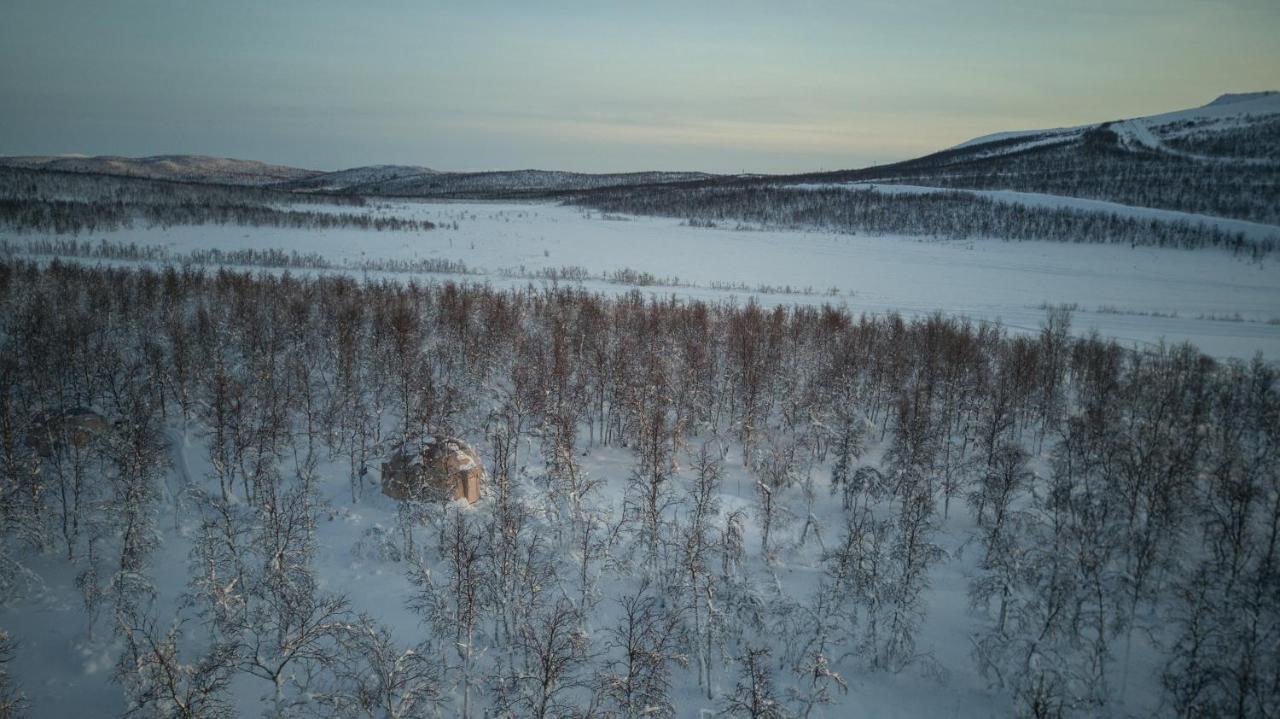 Aurora Dome Hotel Kiruna Bagian luar foto